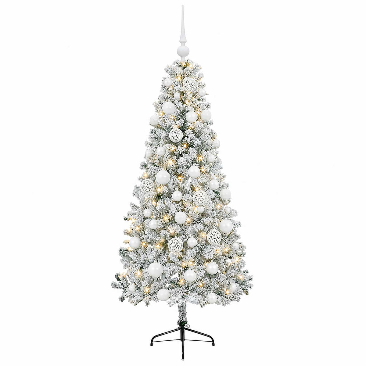 Dirbtinė kalėdinė eglutė su rutuliuku 150 cm 150 LED