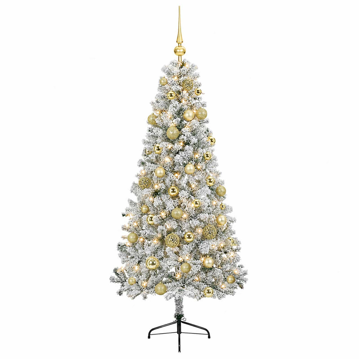 Dirbtinė kalėdinė eglutė su rutuliuku 150 cm 150 LED