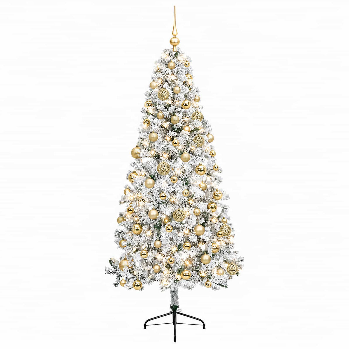 Dirbtinė kalėdinė eglutė su rutuliuku 180 cm 300 LED