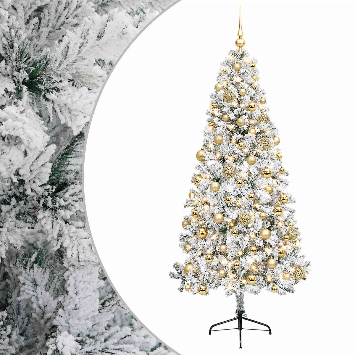 Dirbtinė kalėdinė eglutė su rutuliuku 240 cm 300 LED