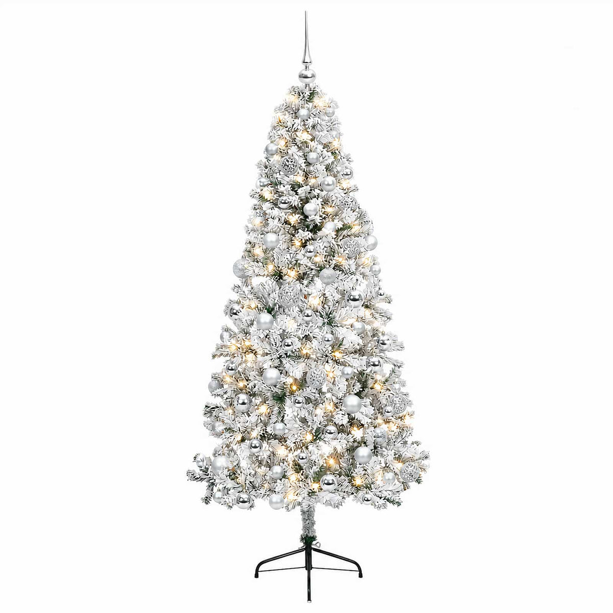 Dirbtinė kalėdinė eglutė su rutuliuku 180 cm 300 LED