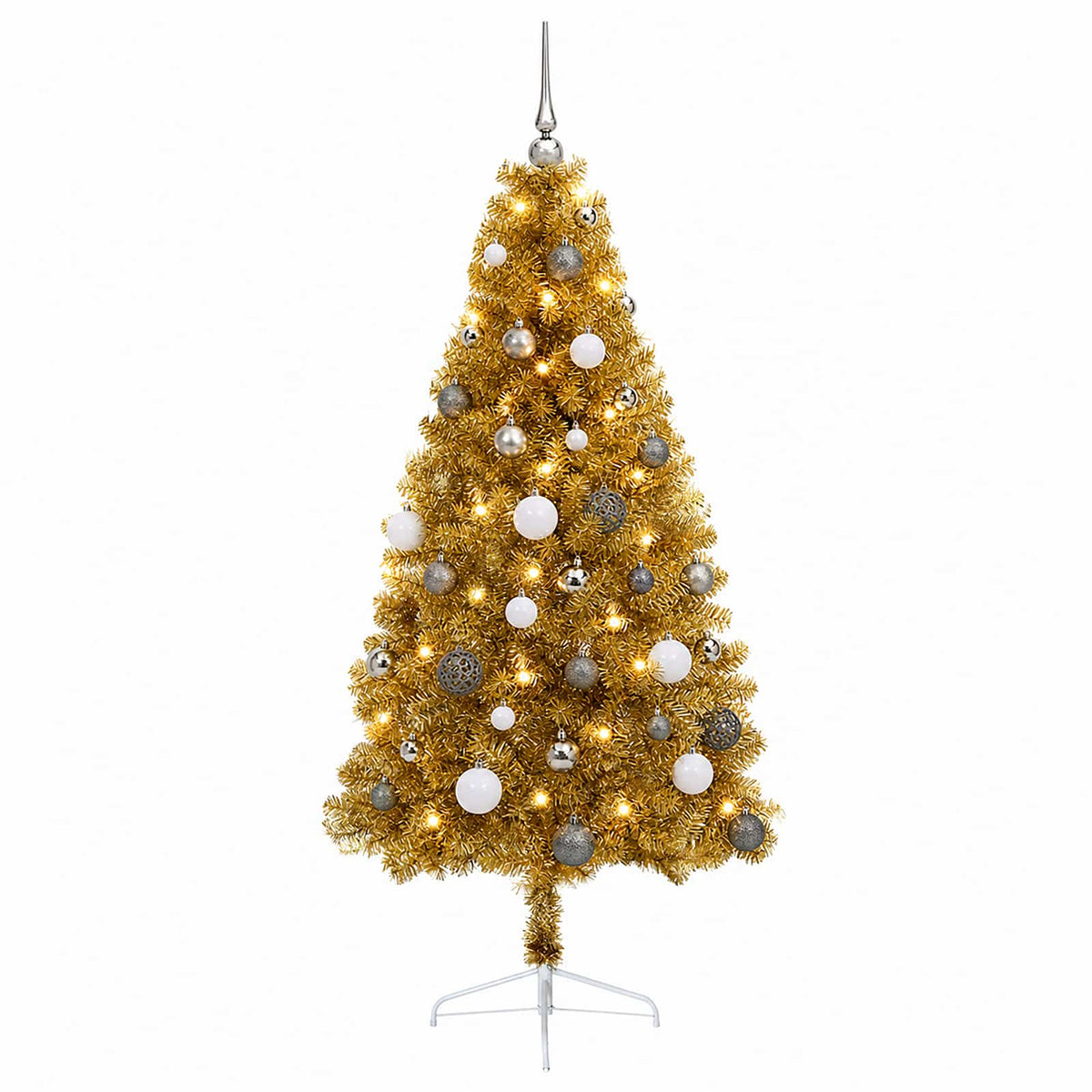 Dirbtinė kalėdinė eglutė su rutuliuku 120 cm 150 LED