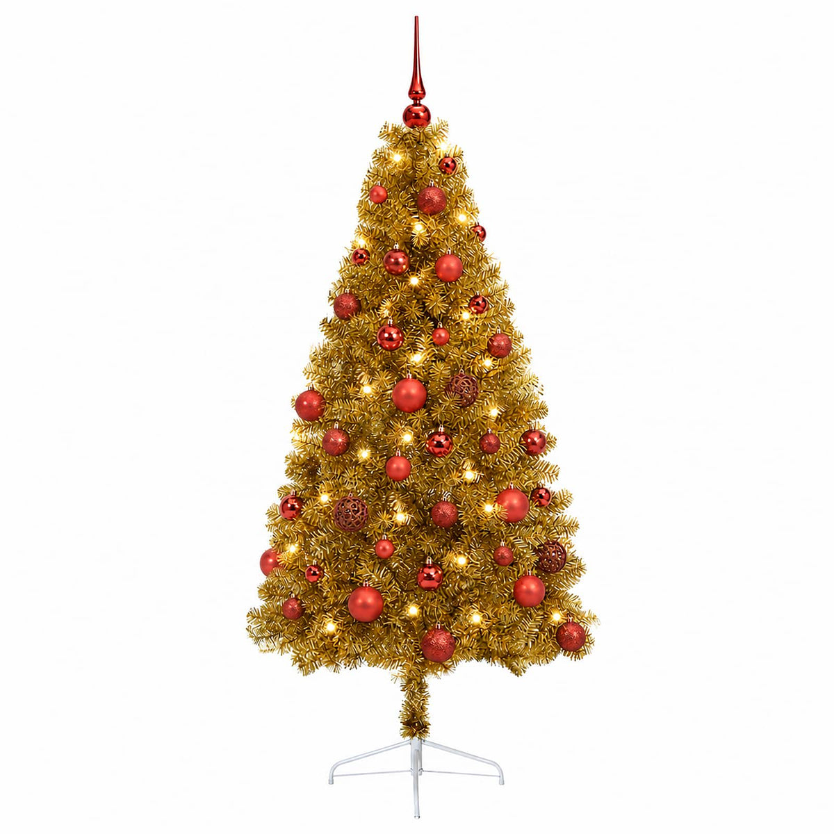 Dirbtinė kalėdinė eglutė su rutuliuku 150 cm 150 LED