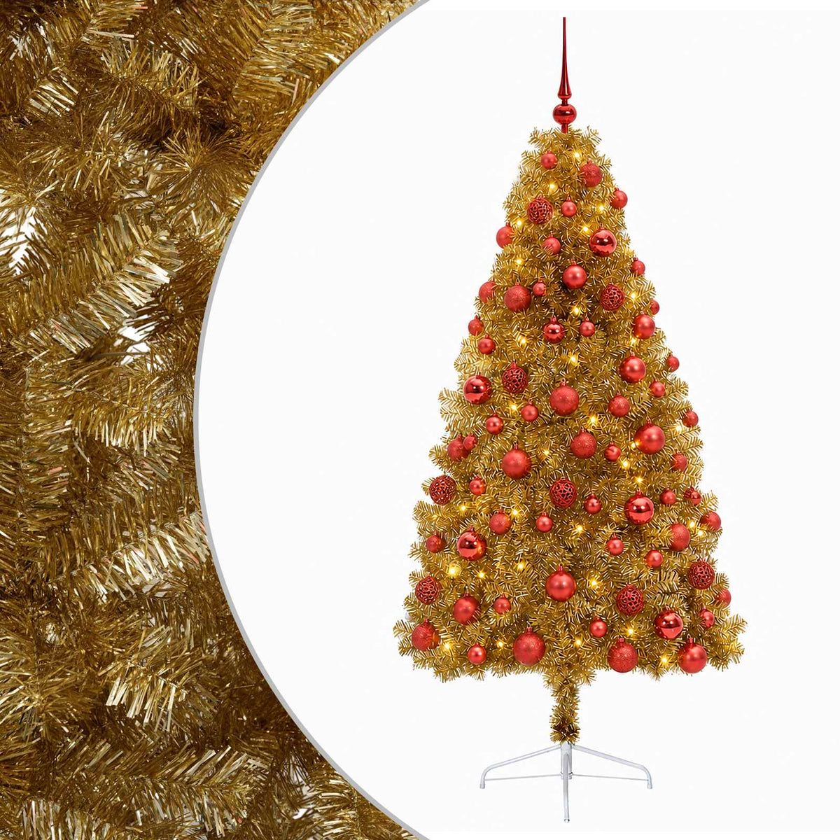 Dirbtinė kalėdinė eglutė su rutuliuku 240 cm 300 LED