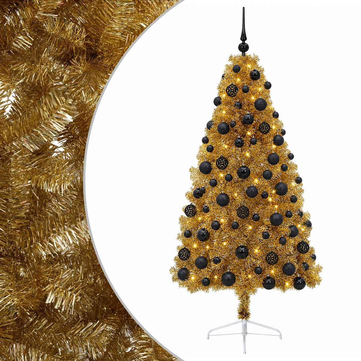 Dirbtinė kalėdinė eglutė su rutuliuku 180 cm 300 LED