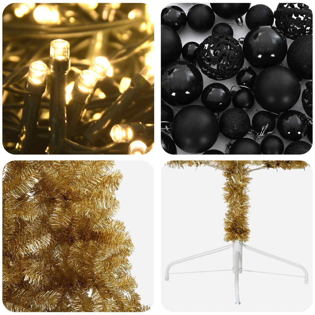 Dirbtinė kalėdinė eglutė su rutuliuku 210 cm 300 LED