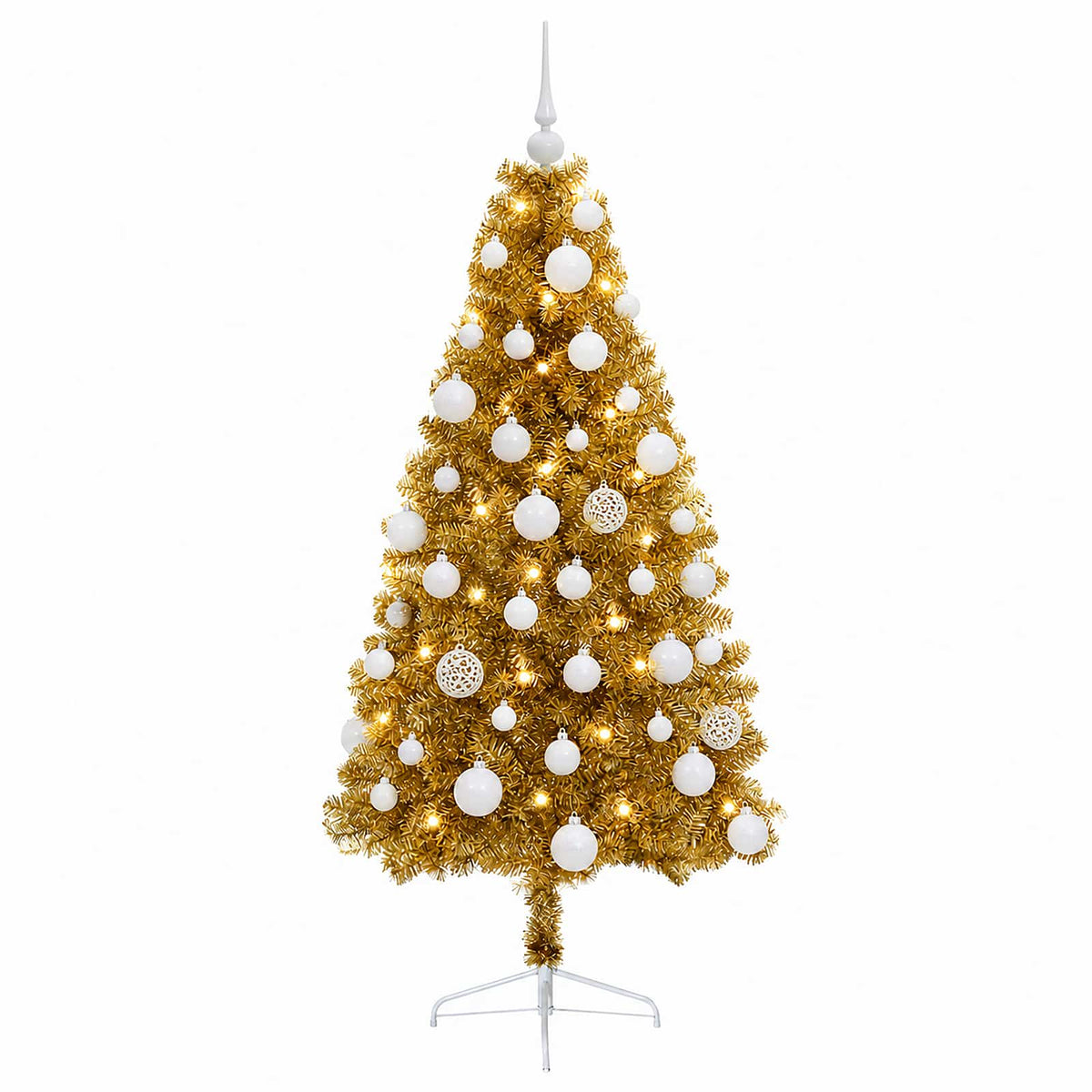 Dirbtinė kalėdinė eglutė su rutuliuku 120 cm 150 LED