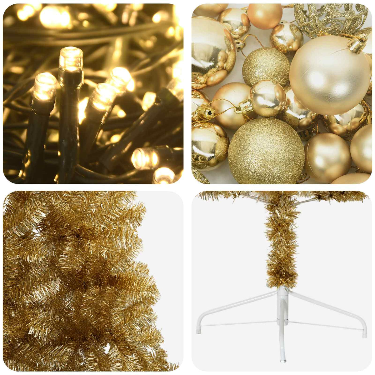 Dirbtinė kalėdinė eglutė su rutuliuku 120 cm 150 LED