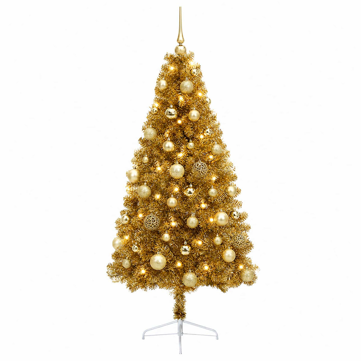 Dirbtinė kalėdinė eglutė su rutuliuku 120 cm 150 LED