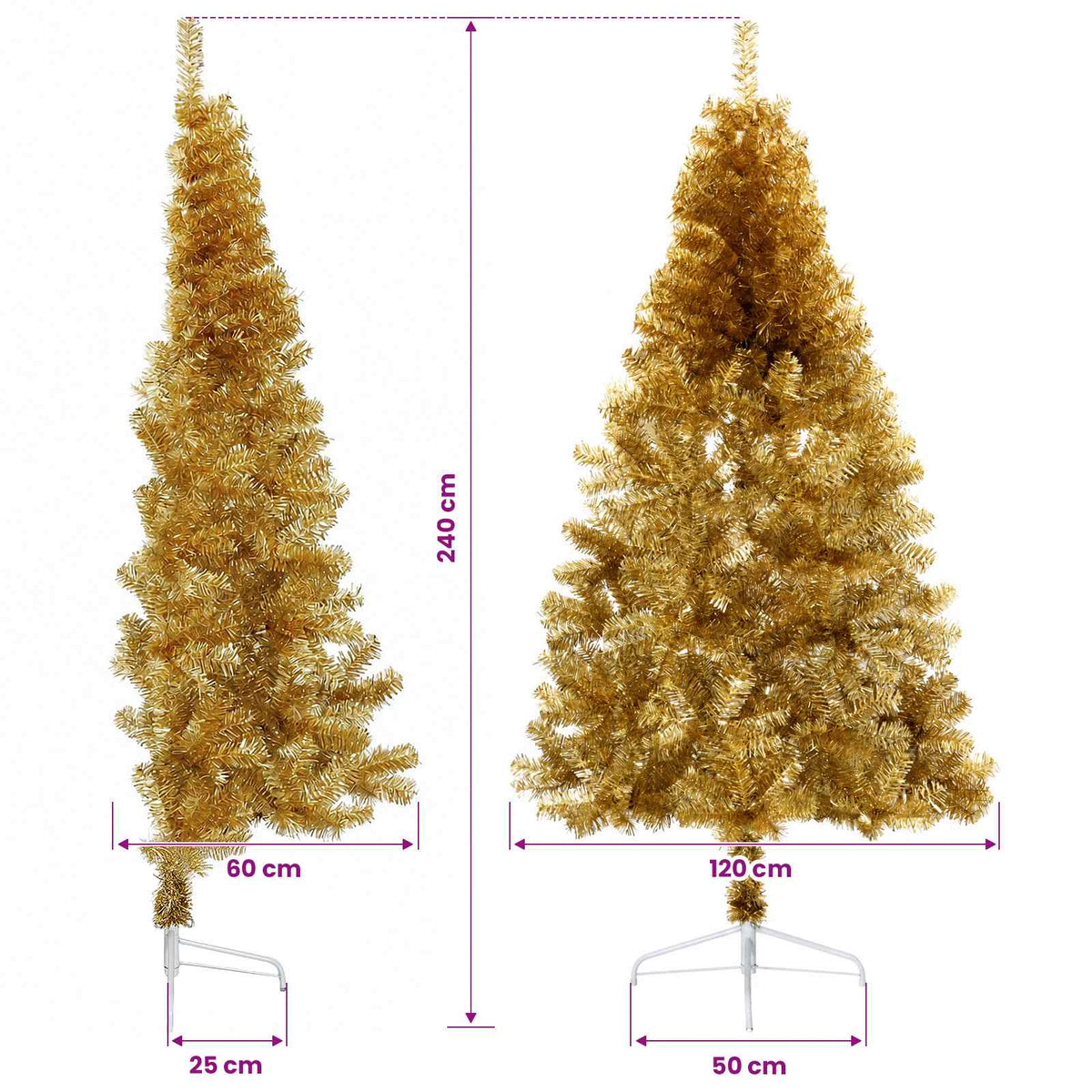 Dirbtinė kalėdinė eglutė su rutuliuku 240 cm 300 LED