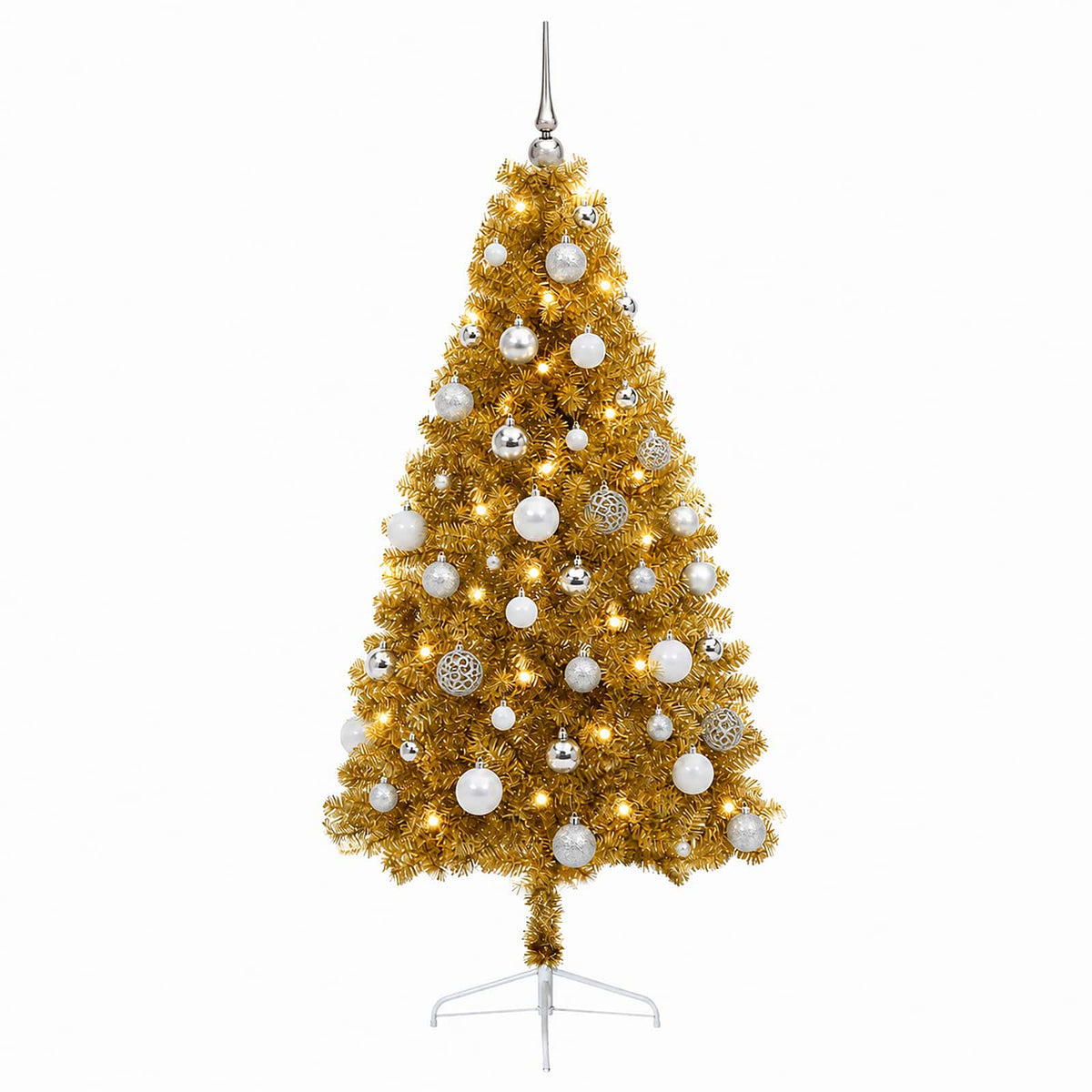 Dirbtinė kalėdinė eglutė su rutuliuku 120 cm 150 LED