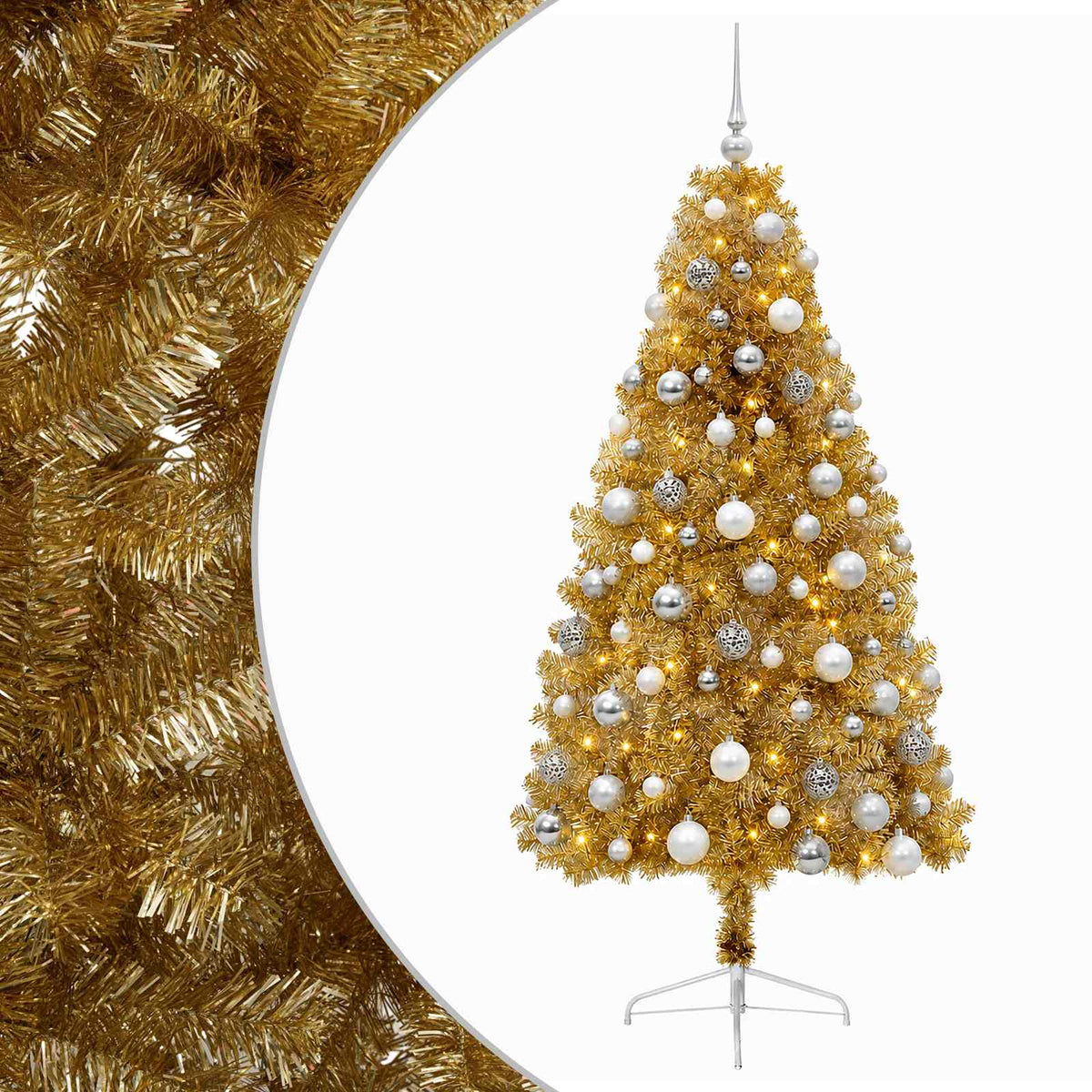 Dirbtinė kalėdinė eglutė su rutuliuku 240 cm 300 LED
