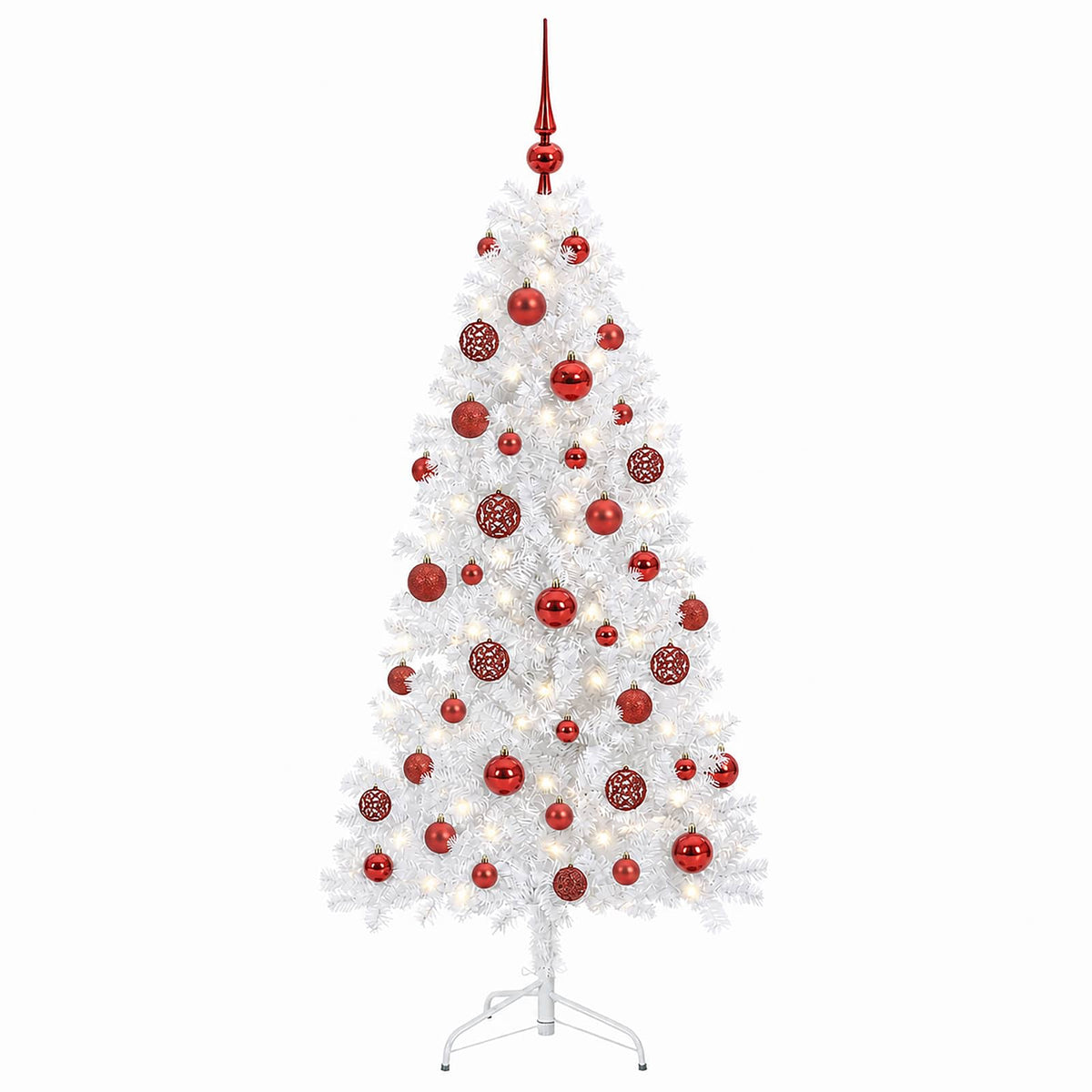 Dirbtinė kalėdinė eglutė su rutuliuku 120 cm 150 LED
