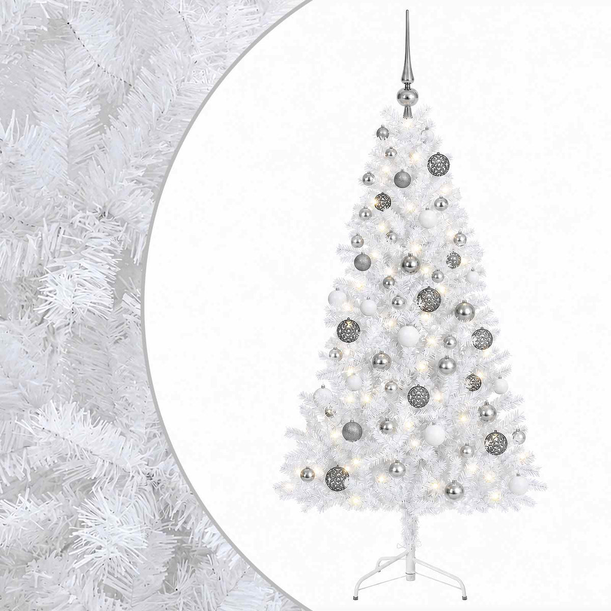 Dirbtinė kalėdinė eglutė su rutuliuku 180 cm 300 LED