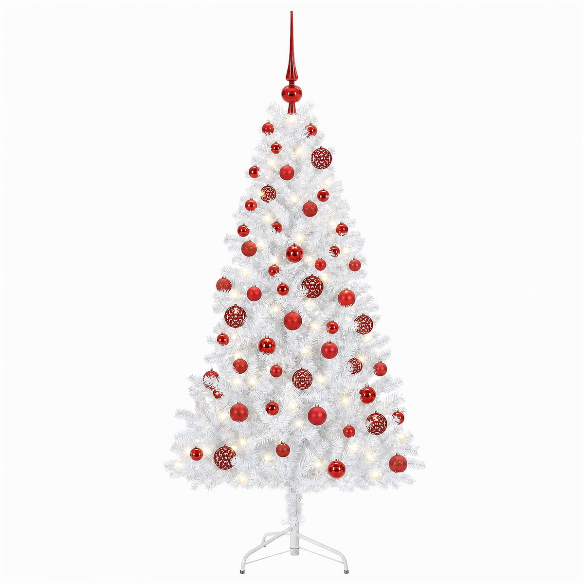 Dirbtinė kalėdinė eglutė su rutuliuku 180 cm 300 LED