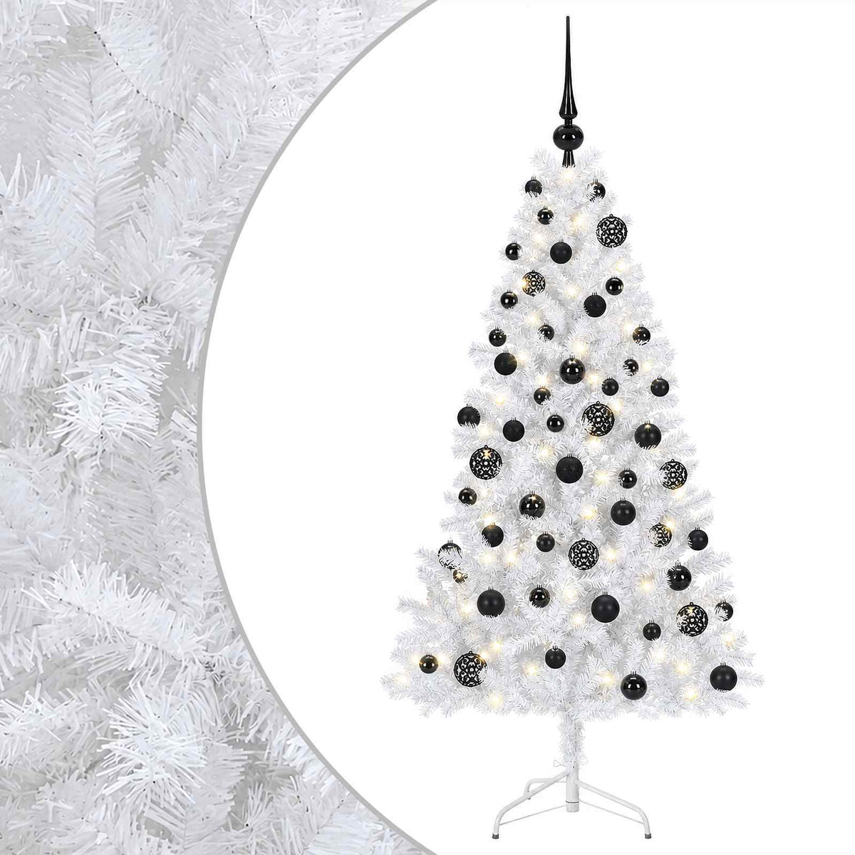 Dirbtinė kalėdinė eglutė su rutuliuku 210 cm 300 LED