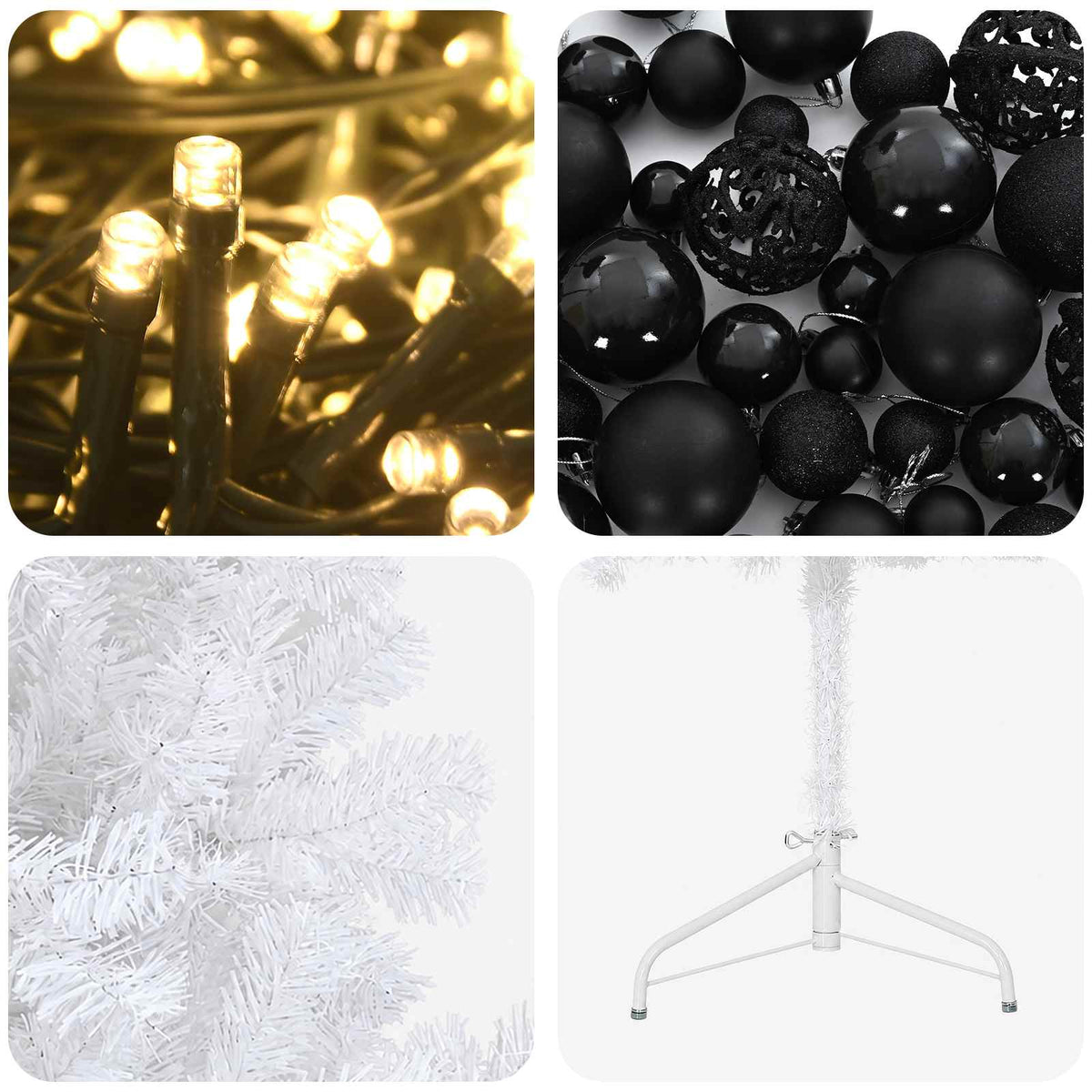 Dirbtinė kalėdinė eglutė su rutuliuku 240 cm 300 LED