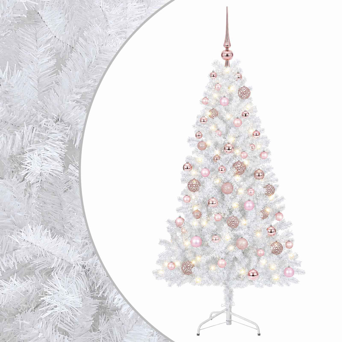 Dirbtinė kalėdinė eglutė su rutuliuku 210 cm 300 LED