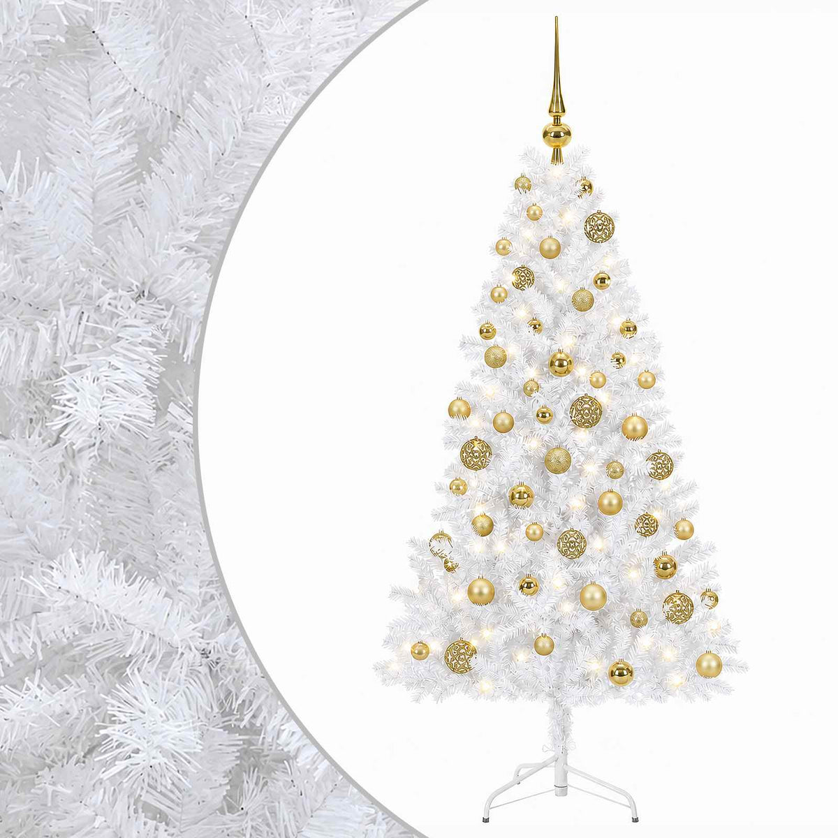 Dirbtinė kalėdinė eglutė su rutuliuku 180 cm 300 LED