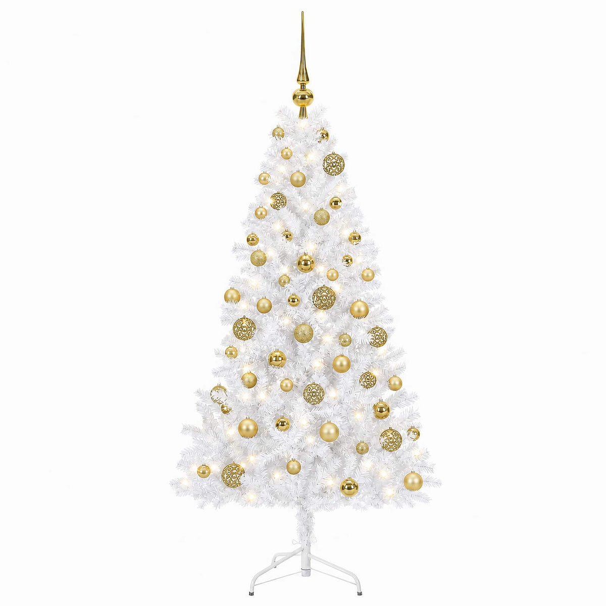 Dirbtinė kalėdinė eglutė su rutuliuku 180 cm 300 LED
