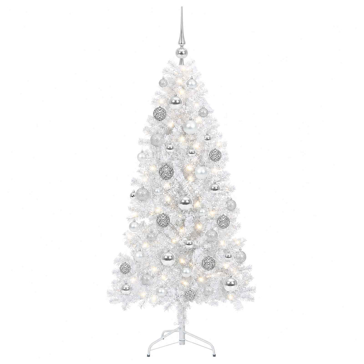 Dirbtinė kalėdinė eglutė su rutuliuku 120 cm 150 LED