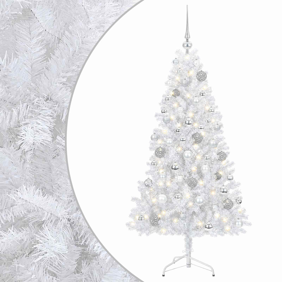 Dirbtinė kalėdinė eglutė su rutuliuku 180 cm 300 LED
