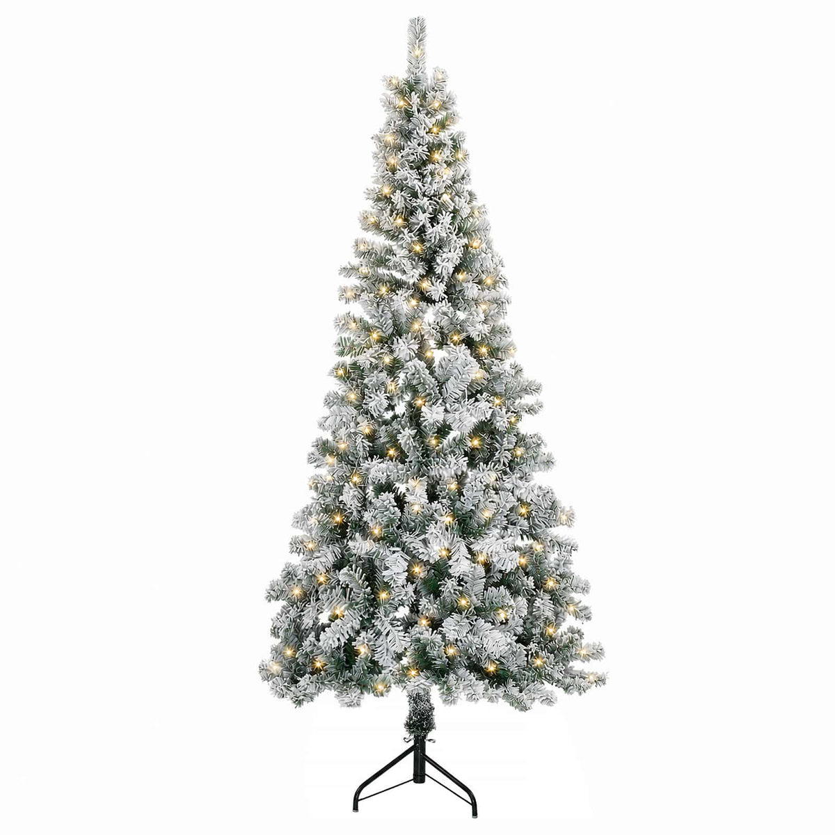 Dirbtinė Sulankstoma Kalėdų Eglutė 150 cm 150 LED Šilta balta