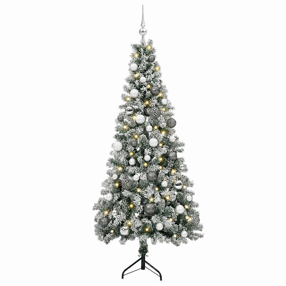 Dirbtinė kalėdinė eglutė su rutuliuku 120 cm 150 LED