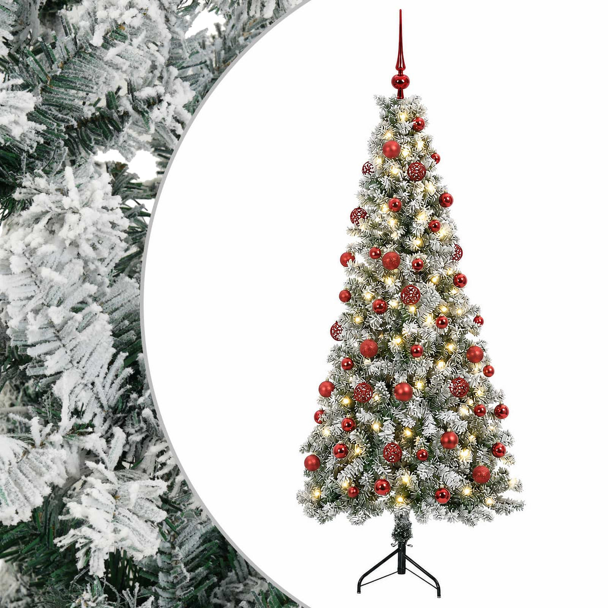 Dirbtinė kalėdinė eglutė su rutuliuku 210 cm 300 LED