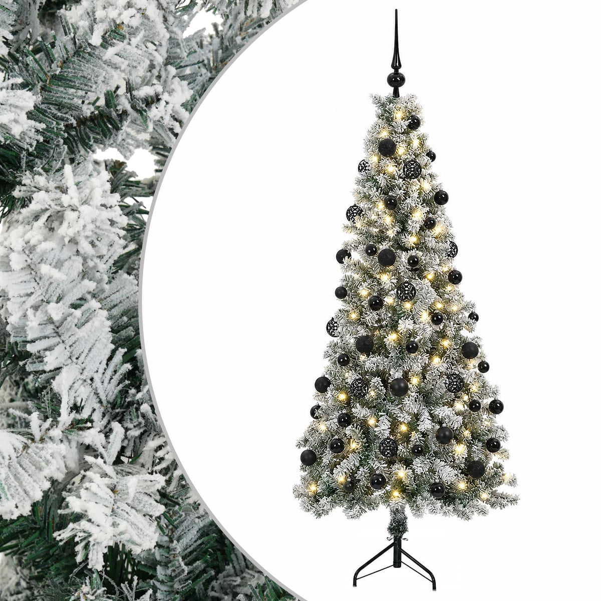 Dirbtinė kalėdinė eglutė su rutuliuku 210 cm 300 LED
