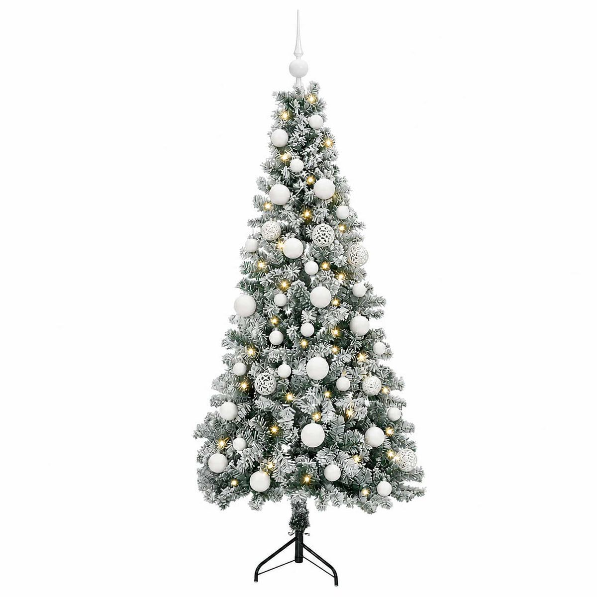 Dirbtinė kalėdinė eglutė su rutuliuku 150 cm 150 LED