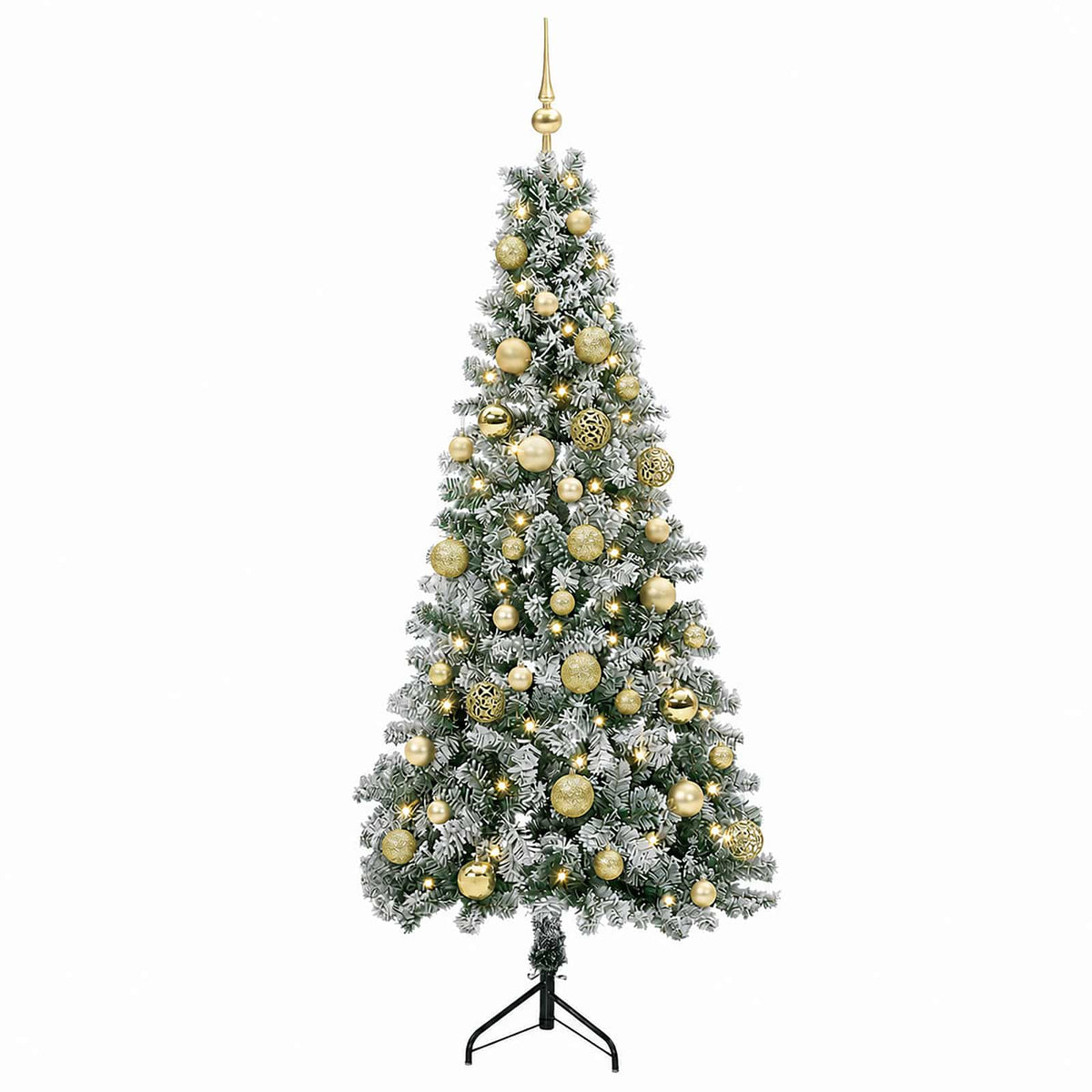 Dirbtinė kalėdinė eglutė su rutuliuku 120 cm 150 LED