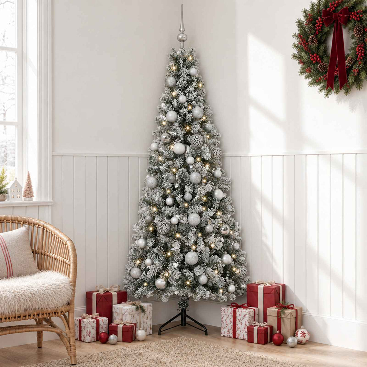 Dirbtinė kalėdinė eglutė su rutuliuku 120 cm 150 LED