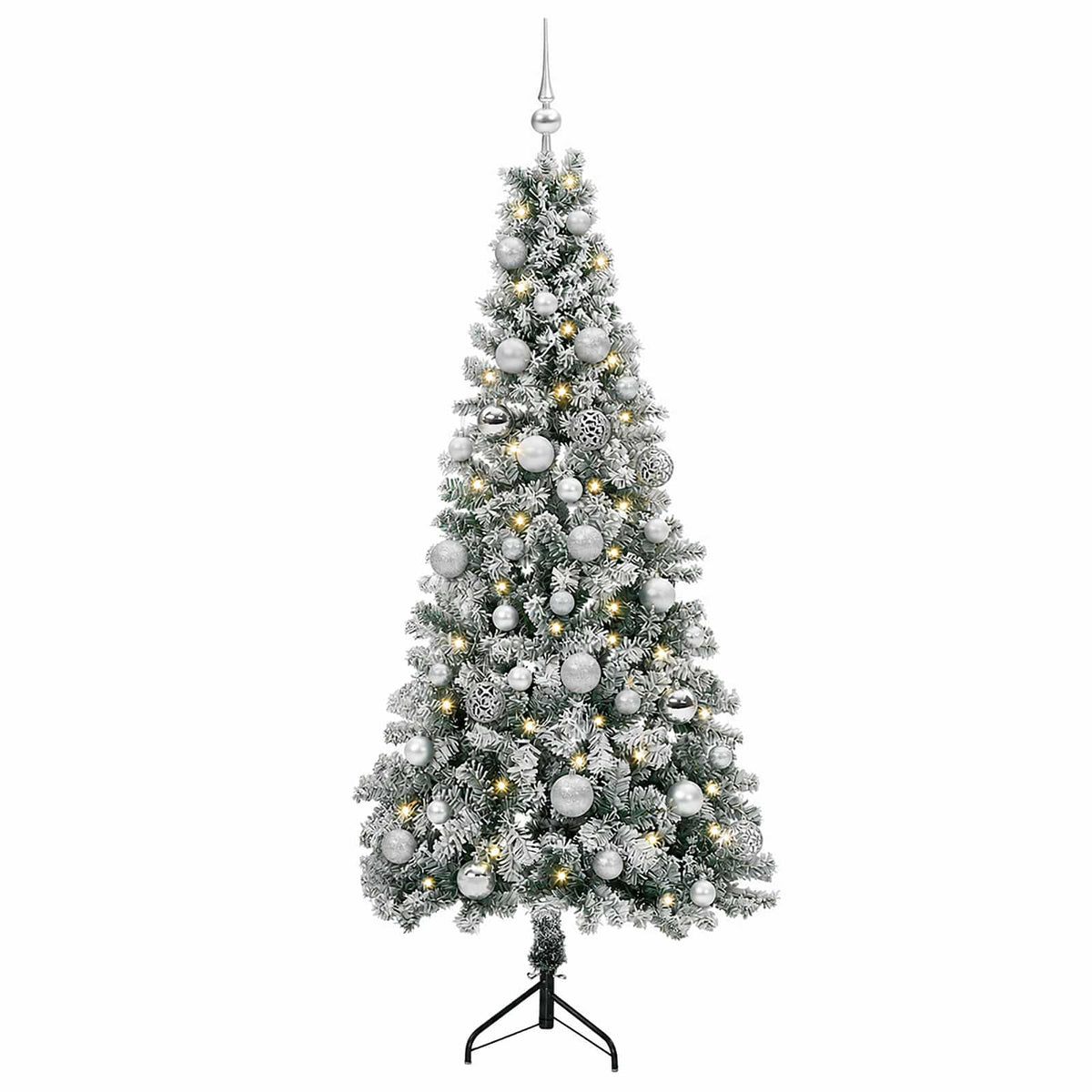 Dirbtinė kalėdinė eglutė su rutuliuku 150 cm 150 LED