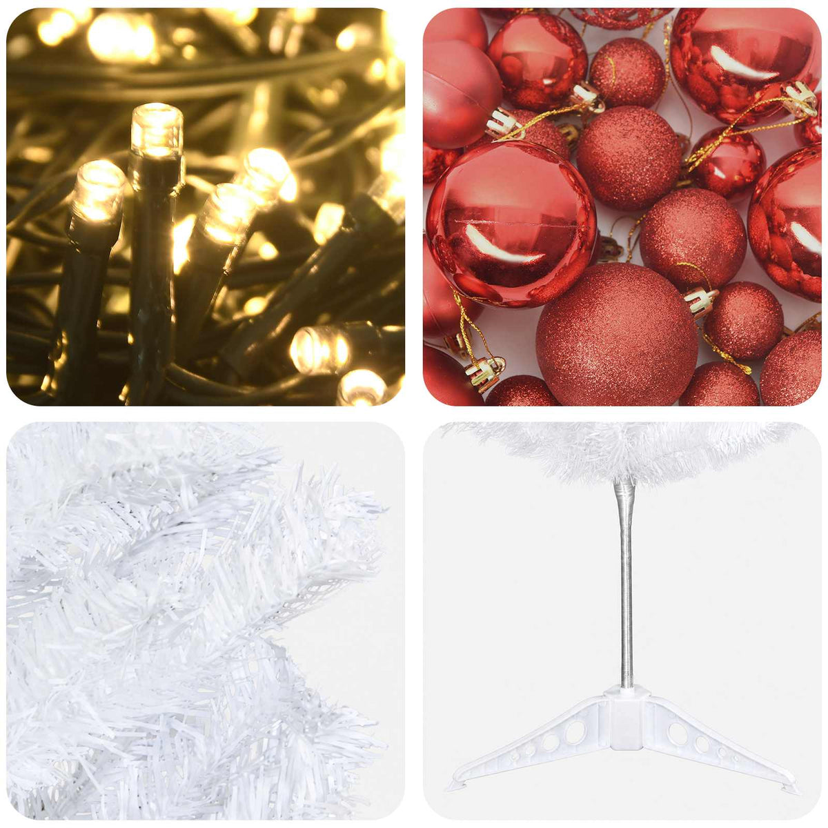 Dirbtinė siaura kalėdinė eglutė su žaisliuku 120 cm 150 LED