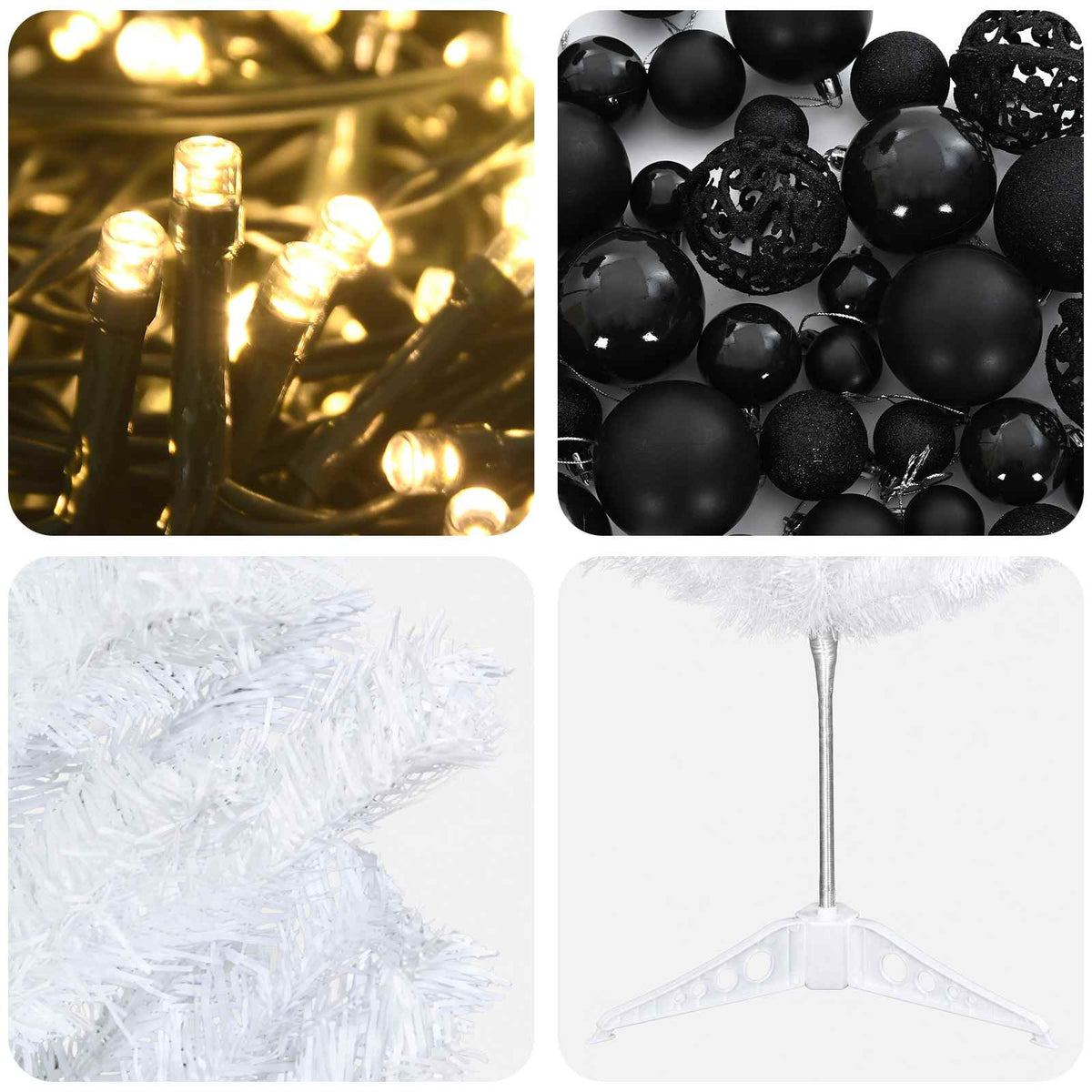 Dirbtinė siaura kalėdinė eglutė su žaisliuku 120 cm 150 LED