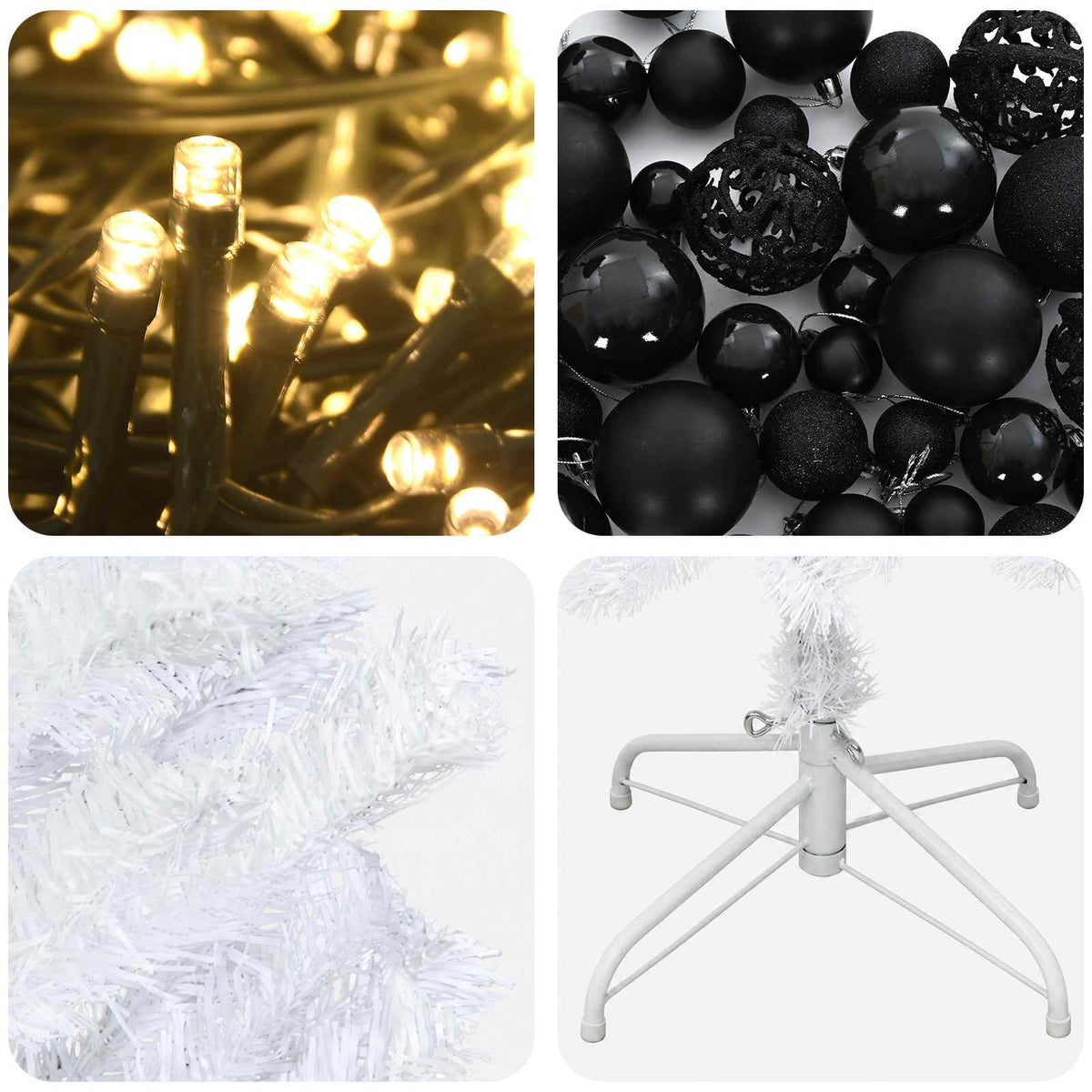 Dirbtinė siaura kalėdinė eglutė su žaisliuku 210 cm 300 LED