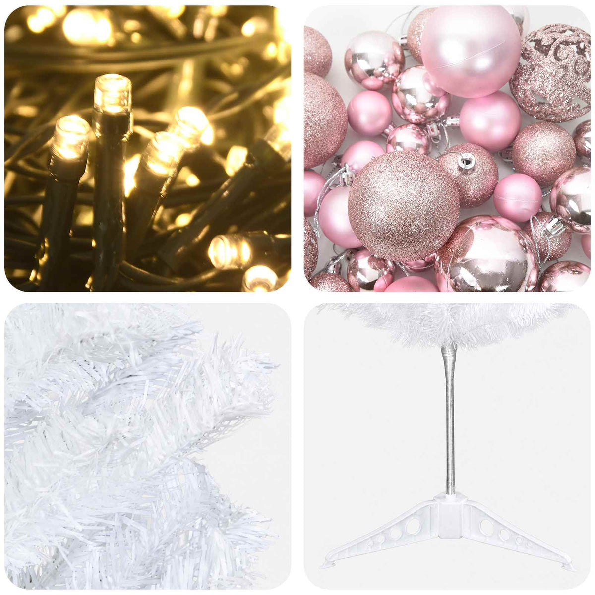 Dirbtinė siaura kalėdinė eglutė su žaisliuku 150 cm 150 LED