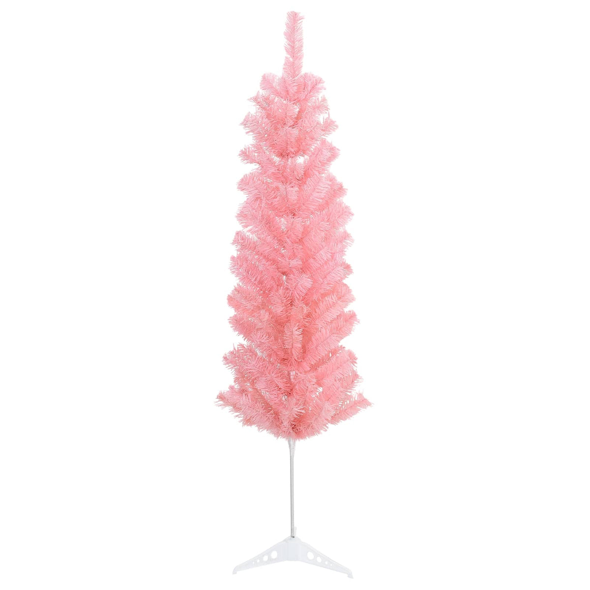 Dirbtinė siaura Kalėdų eglutė su žaisliukais 150 cm 150 LED