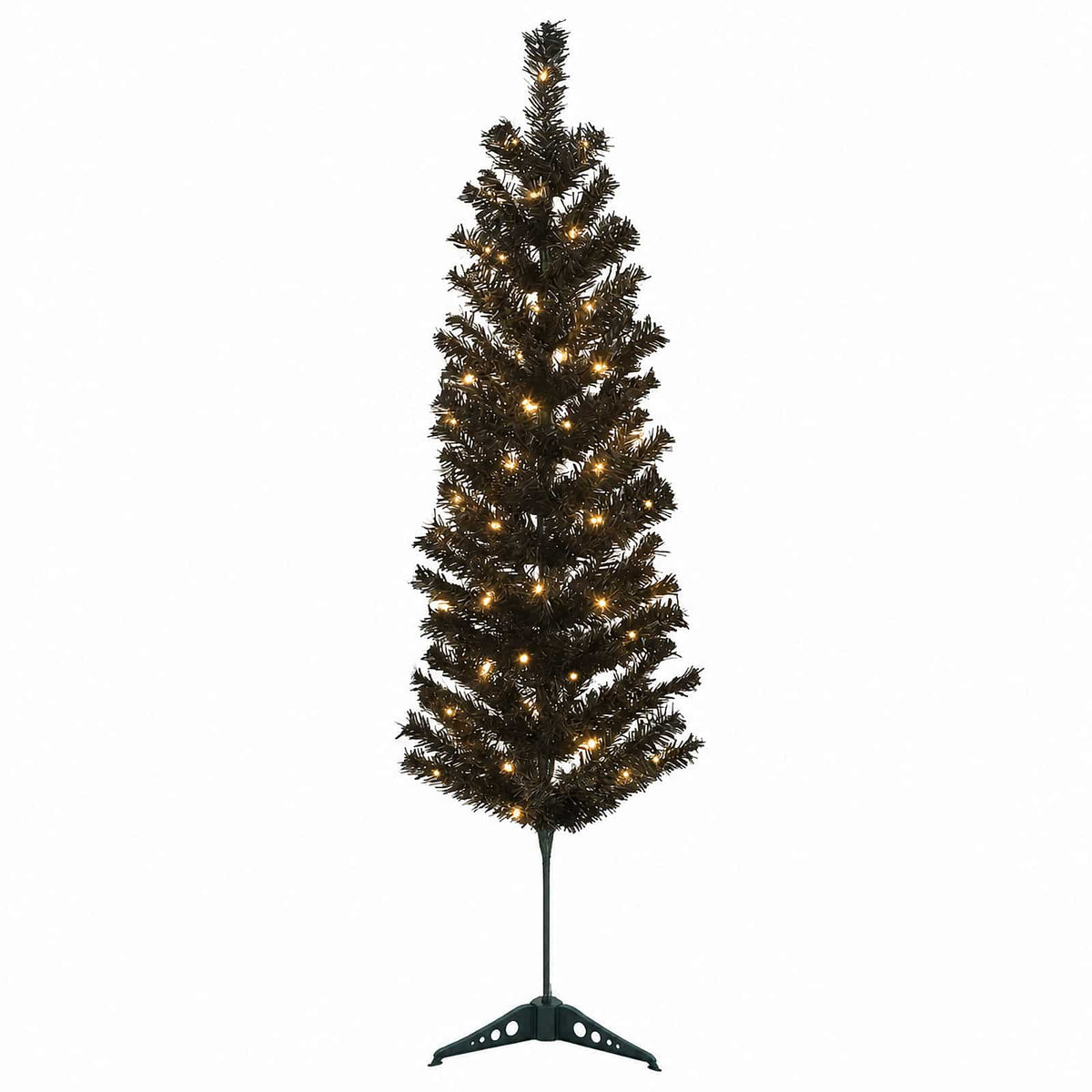 Dirbtinis lieknas Kalėdų medis 150 cm 150 LED Šilta balta