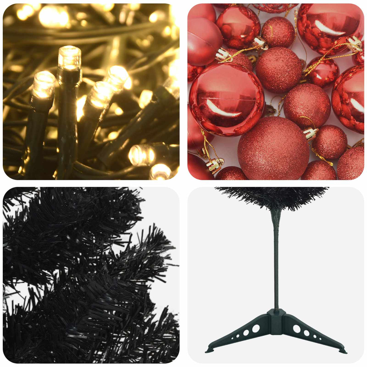 Dirbtinė siaura kalėdinė eglutė su žaisliuku 120 cm 150 LED