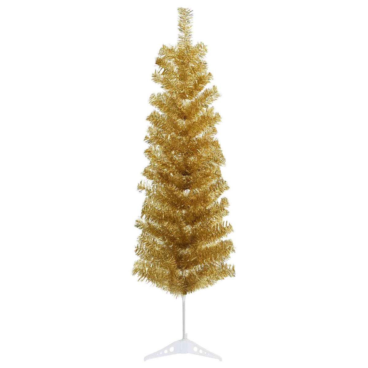 Dirbtinė liekna Kalėdų eglutė su burbulais 150 cm 150 LED