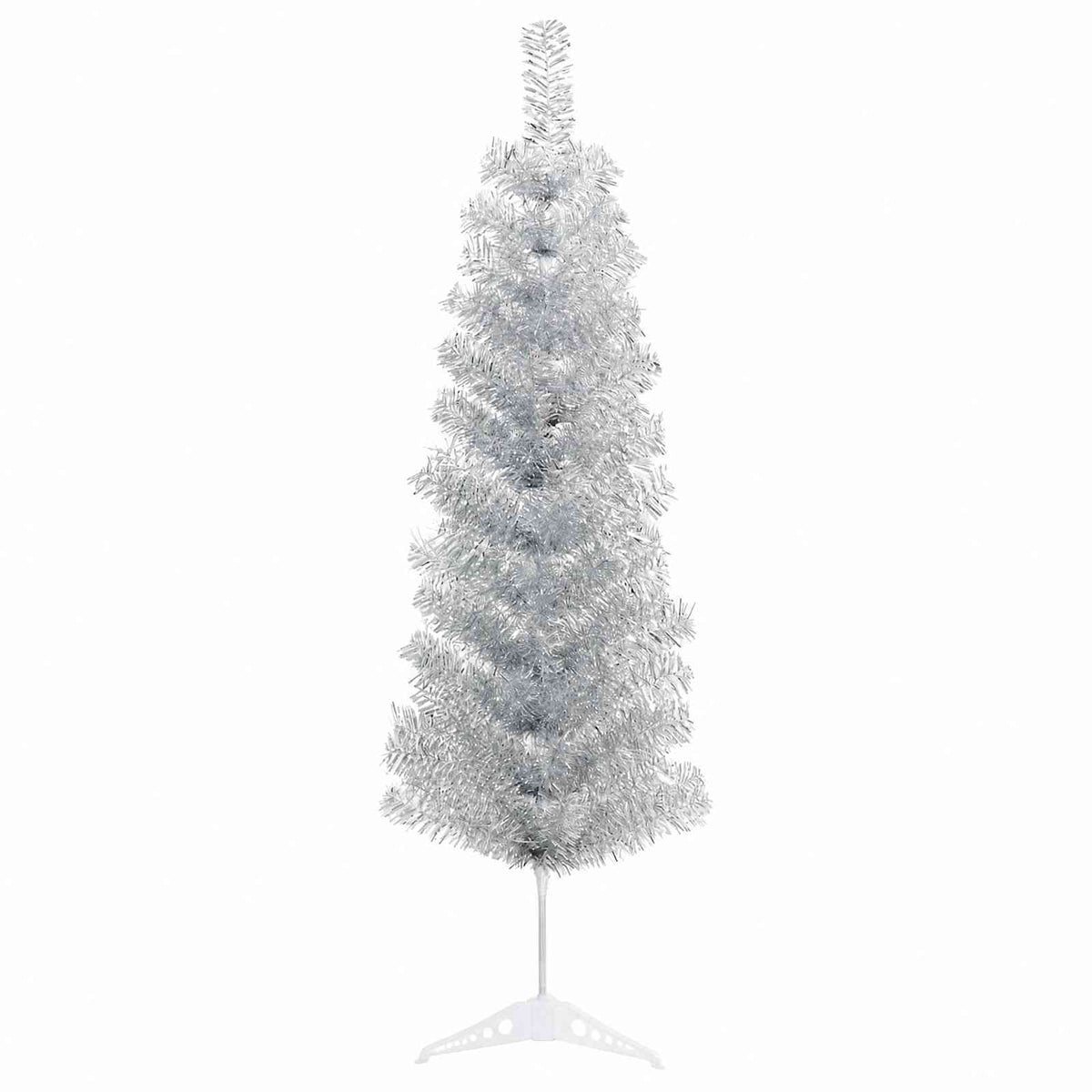 Dirbtinė siaura kalėdinė eglutė su žaisliuku 150 cm 150 LED