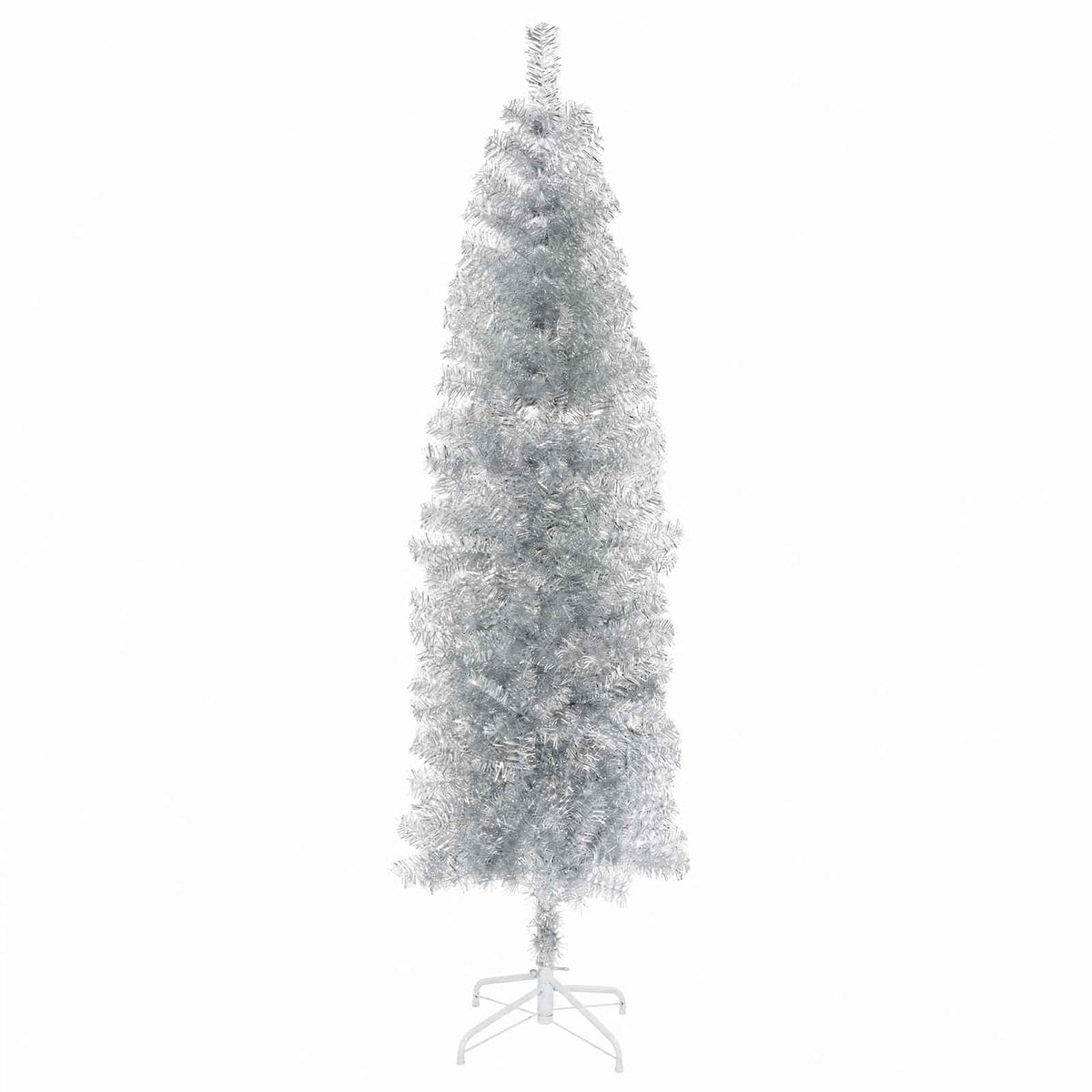 Dirbtinė siaura kalėdinė eglutė su žaisliuku 180 cm 300 LED