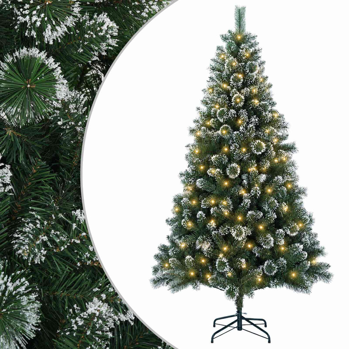 Dirbtinė Kalėdų eglutė 180 cm 300 LED Šilta balta