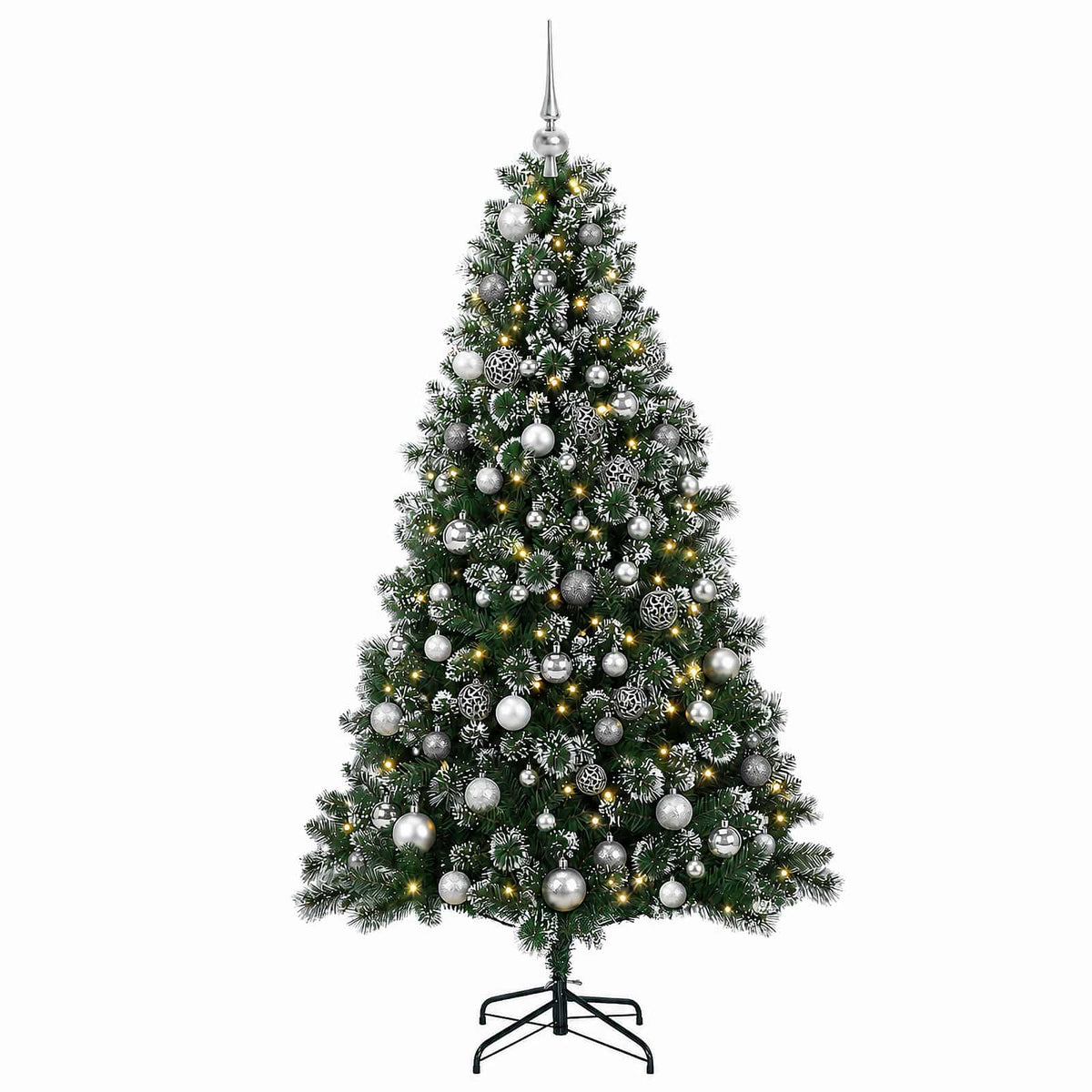 Dirbtinė kalėdinė eglutė su rutuliuku 180 cm 300 LED