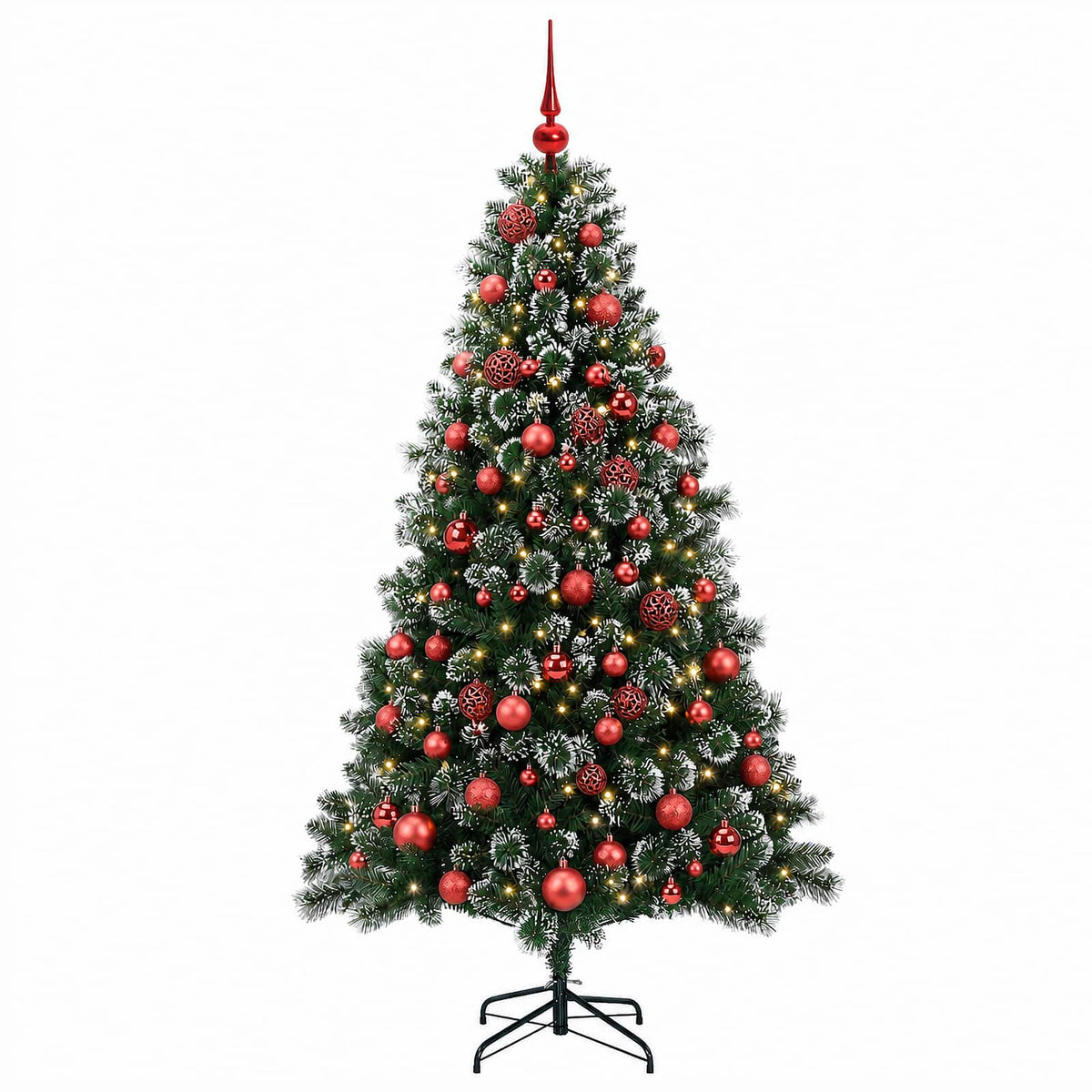 Dirbtinė kalėdinė eglutė su rutuliuku 180 cm 300 LED