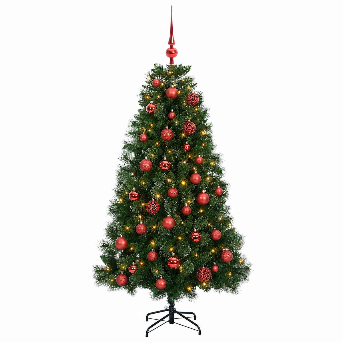 Dirbtinė kalėdinė eglutė su žaisliuku 150 cm 150 LED