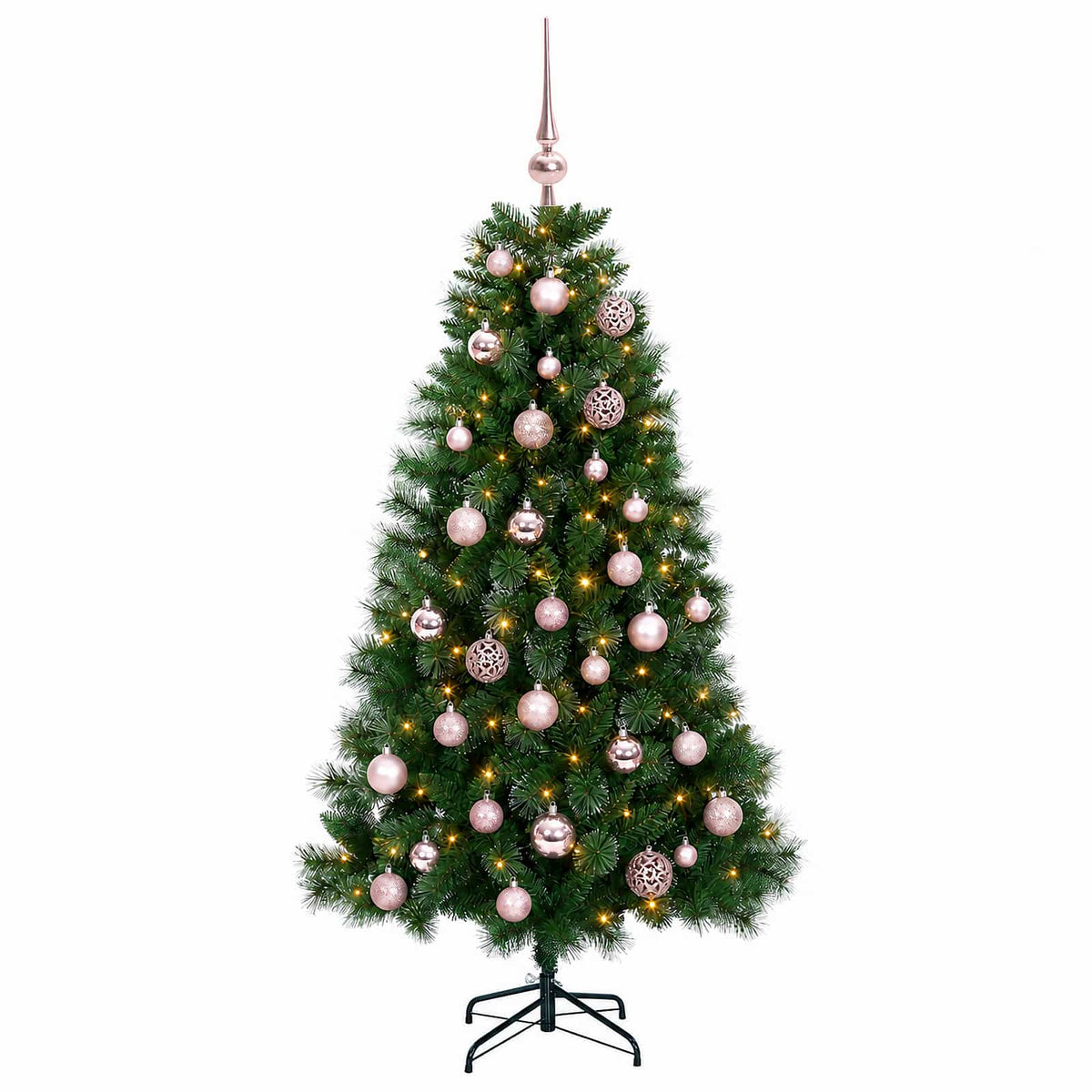Dirbtinė kalėdinė eglutė su žaisliuku 120 cm 150 LED