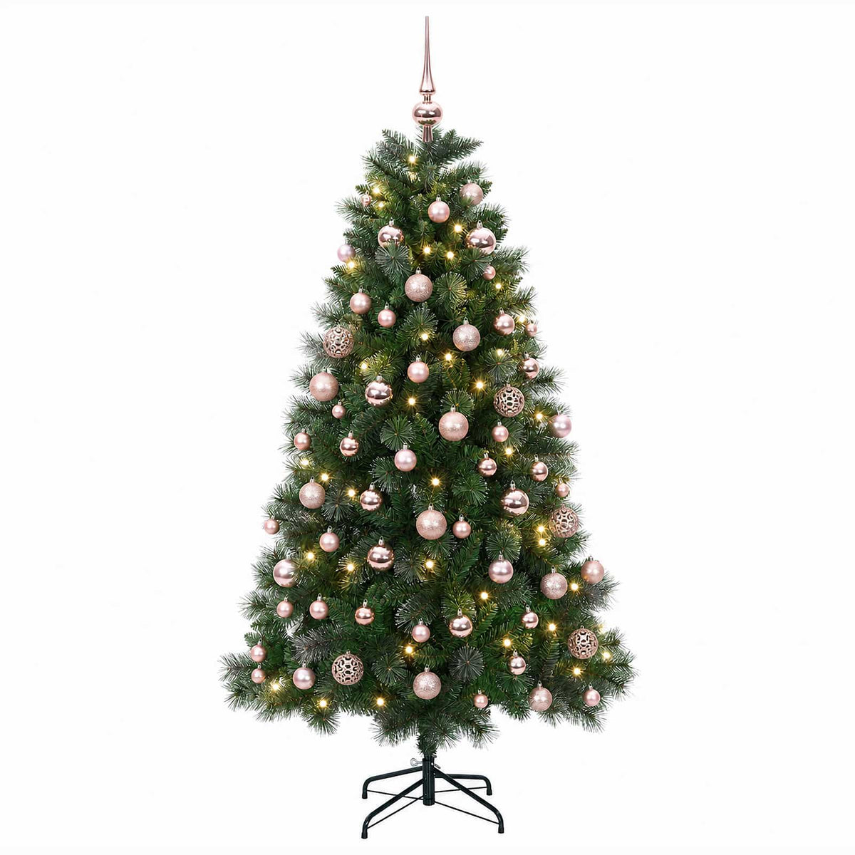 Dirbtinė Kalėdų eglutė su žaisliuku 240 cm 300 LED Šilta balta
